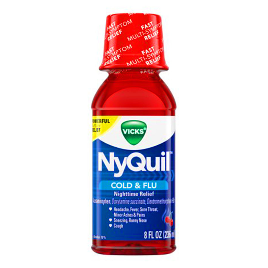 NYQUIL COLD & FLU 8 OZ CHERRY 1CT