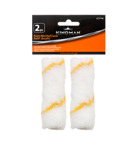 PAINT ROLLER MINI COVER ACRYLIC 2PCS