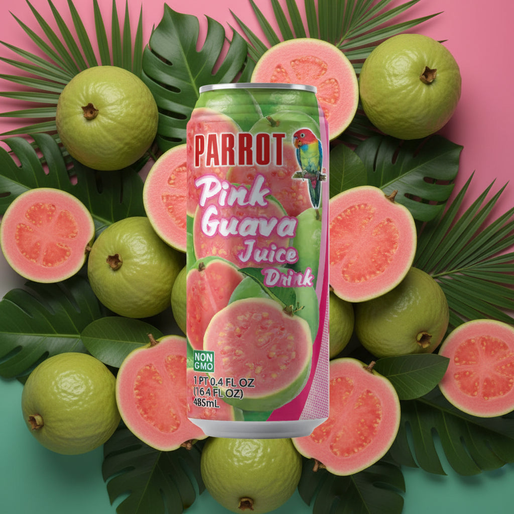 PARROT PINK GUAVA JUICE 16.4OZ 24PK