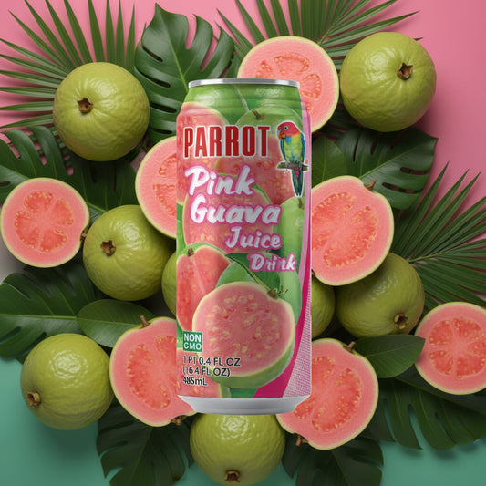 PARROT PINK GUAVA JUICE 16.4OZ 24PK