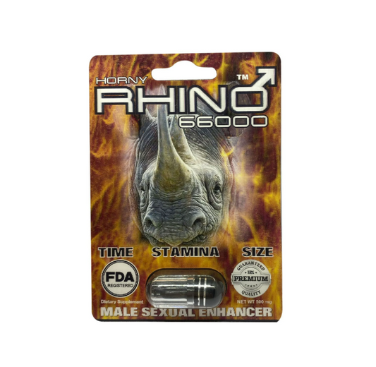 RHINO PILLS 66000 12PK 1CT
