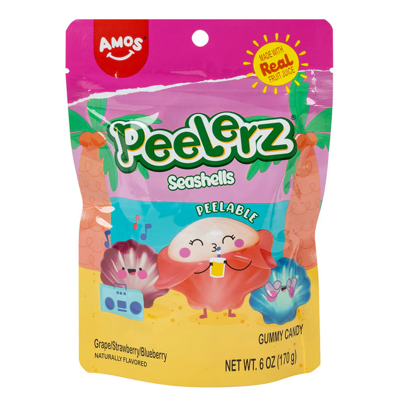 PEELERZ GUMMY SEASHELLS 6OZ 1CT