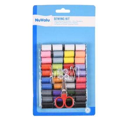 SEWING THREAD 49PCS SET W/BLISTER