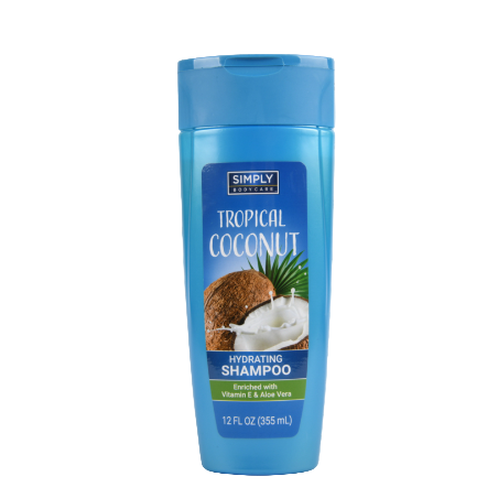 SHAMPOO SIMPLY 12OZ TROP COCONUT 1CT