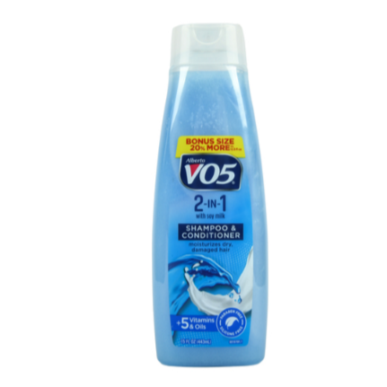 SHAMPOO VO5 2 IN 1 SHAMPOO & CONDITIONER 1CT