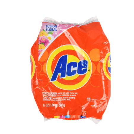 DETERGENT ACE POWDER FLORAL 500G 1CT