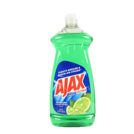 DISHSOAP AJAX LIME VINEGAR GREEN 28OZ