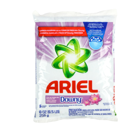 DETERGENT ARIEL POWDER W/DOWNY 250 GR 1CT