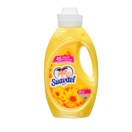 DETERGENT SUAVITEL LIQUID SOFTNER MORNING SUN 46OZ 1CT