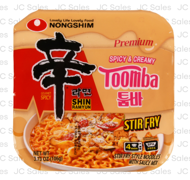 SOUP NONGSHIM TOOMBA SPICY&CREAMY 3.73OZ 6PK