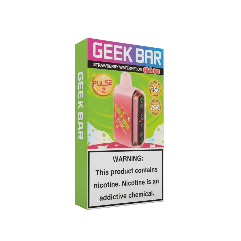 GEEK BAR PULSE2 HUBBA 25K VAPE 5PK