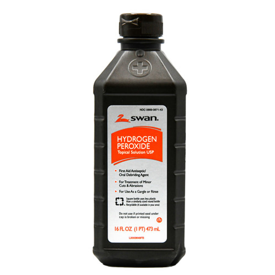 SWAN HYDROGEN PEROXIDE 16 OZ 3% 1CT