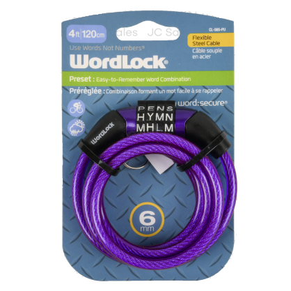 NON-RESETTABLE COMBINATION LOCK 4FTX120CM 1CT