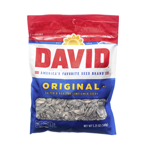 DAVID SUNFLOWER SEEDS 5.25 OZ ORIGINAL 1CT