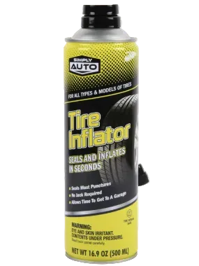 SIMPLY AUTO TIRE INFLATOR 16.9 OZ