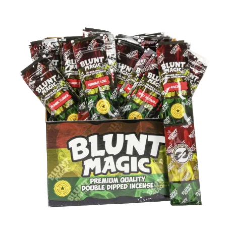 BLUNT MAGIC DOUBLE DIPPED INCENSE ASST DISPLAY 72PK 1CT