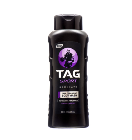TAG SPORT BODY WASH DOMINATE 18 OZ 1CT