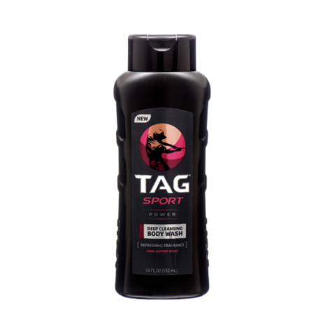 TAG SPORT BODY WASH POWER 18 OZ 1CT