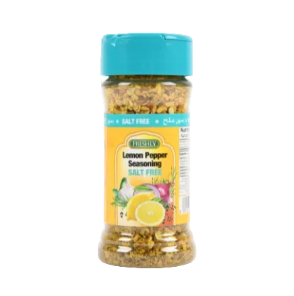 FRESHLY LEMON PEPPER SEASONING SALT FREE 2.5 OZ 1CT