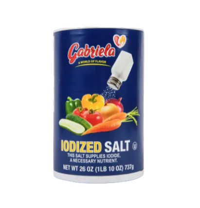GABRIELA SALT 26 OZ IODIZED 1CT