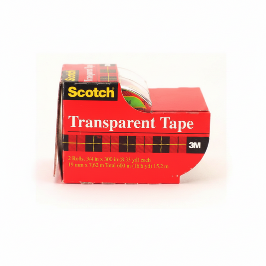3M SCOTCH TAPE 2PK 3/4"X250 1CT