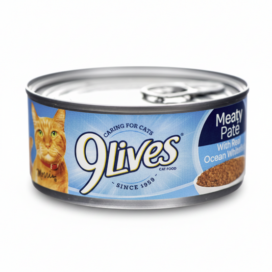 CAT FOOD 9 LIVES CAT FOOD OCEAN WHITEFISH DINNER 5.5 OZ 1CT