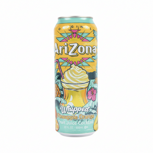 ARIZONA WHIPPED PINEAPPLE ORANGE JUICE 22 OZ 24PK 1CT