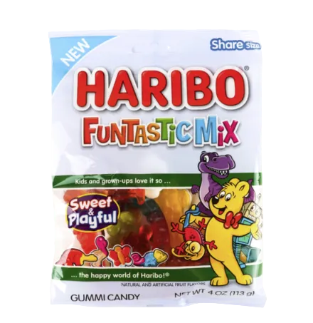HARIBO FUNTASTIC MIX 4 OZ