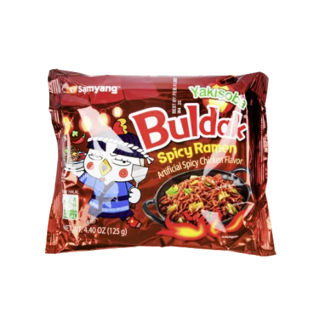 SOUP BULDAK YAKISOBA SPICY RAMEN CHICKEN FLAVOR 125 G 5PK