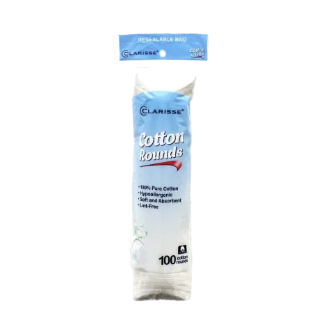 COTTON PAD ROUND 100CT