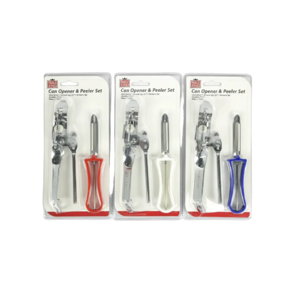 TABLE KING CAN OPENER & PEELER 2PC SET 1CT