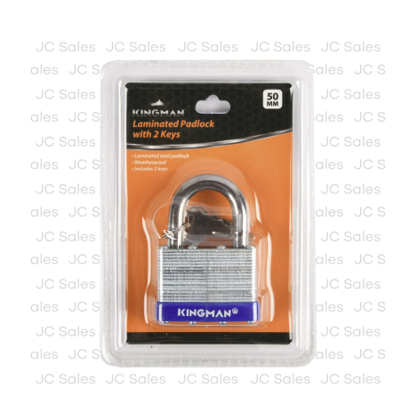 KINGMAN LAMINATED PADLOCK 50MM 1CT