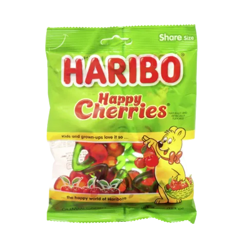HARIBO GUMMY TWIN CHERRIES 4 OZ 1CT