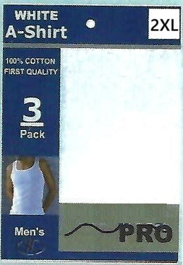 TANK TOP SHIRTS MULTI-COLOR (PREPACKAGED) 12PK