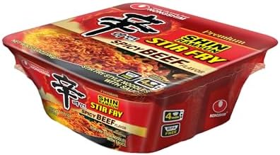 SOUP NONGSHIM TOOMBA SPICY BEEF 3.73OZ 6PK