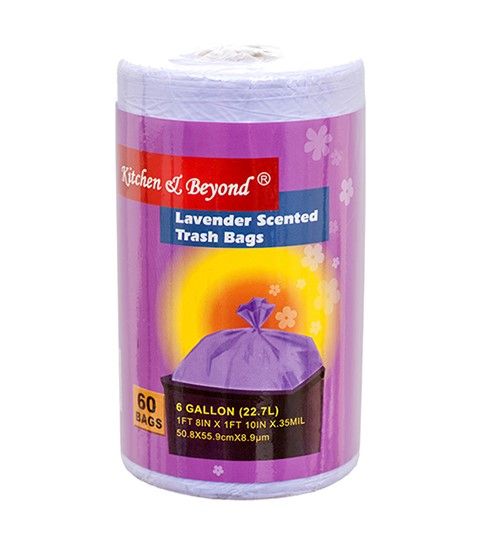 TRASHBAG TUFF BROS DRAWSTRING 60PK 6GAL 1CT