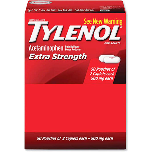 TYLENOL EXTRA STRENGTH CAPLET 50CT DISPLAY