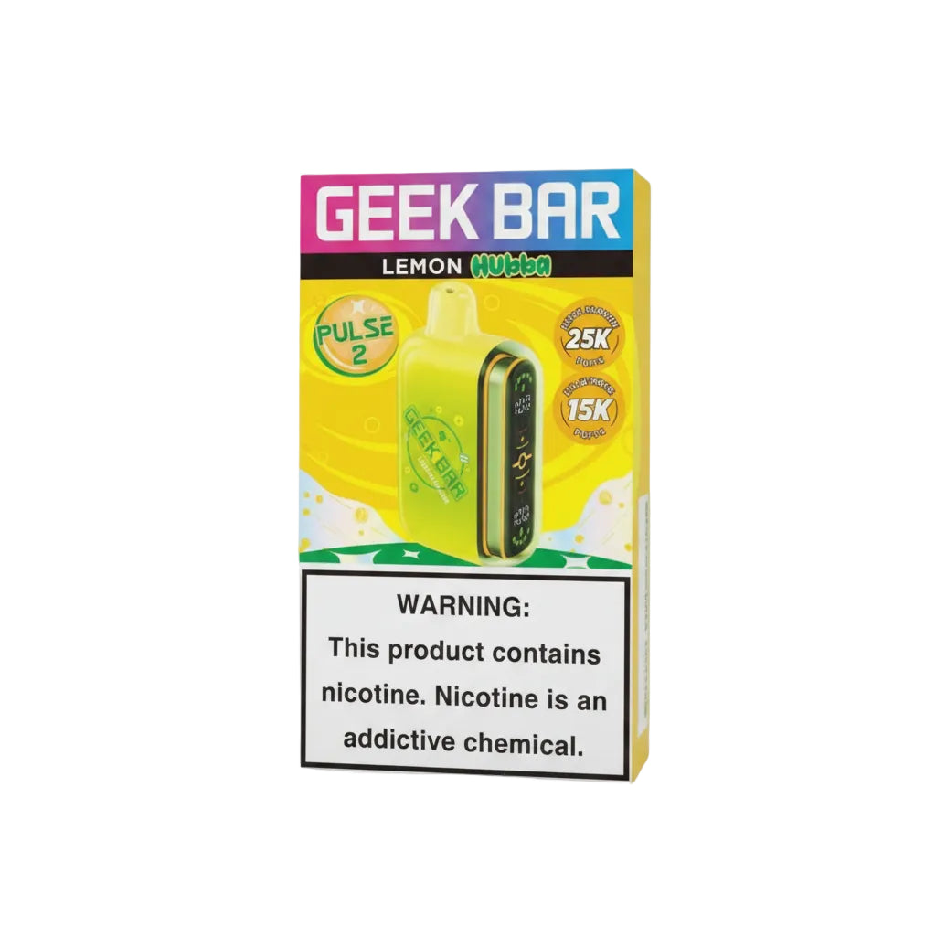 GEEK BAR PULSE2 HUBBA 25K VAPE 5PK
