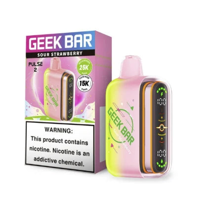GEEK BAR PULSE2 HUBBA 25K VAPE 5PK