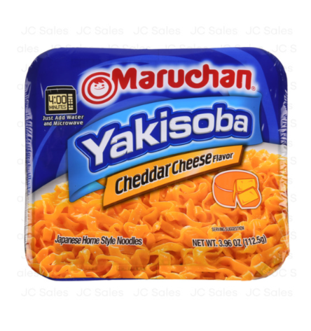 SOUP MARUCHAN YAKISOBA CHEDDER CHEESE 4OZ 8PK