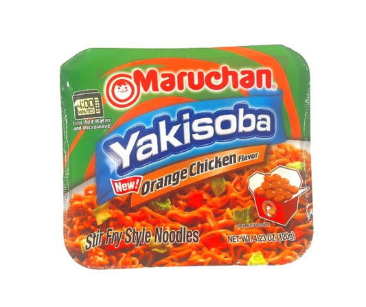 SOUP MARUCHAN YAKISOBA ORANGE CHICKEN 4.23 OZ 8CT