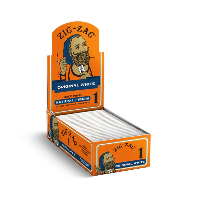 ZIG ZAG ORIGINAL CIGARETTE PAPERS WHITE 24CT