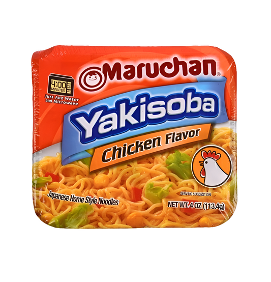 SOUP MARUCHAN YAKISOBA CHICKEN 4OZ 8PK