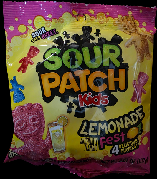 Sour Patch kid's Lemonade fest 3.58oz 12ct bags