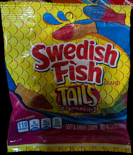 Swedish fish tails 3.6oz 12ct bags