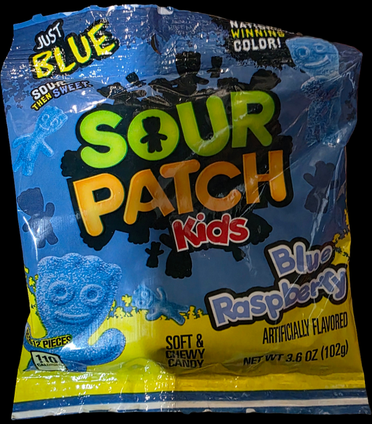 Sour Patch kid's Blue raspberry 3.58oz 12ct bags