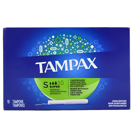TAMPONS TAMPAX SUPER 10PK 1CT