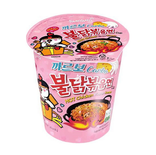 SOUP BULDAK CUPS CARBONARA CHICKEN 6PK 2.46OZ 1CT