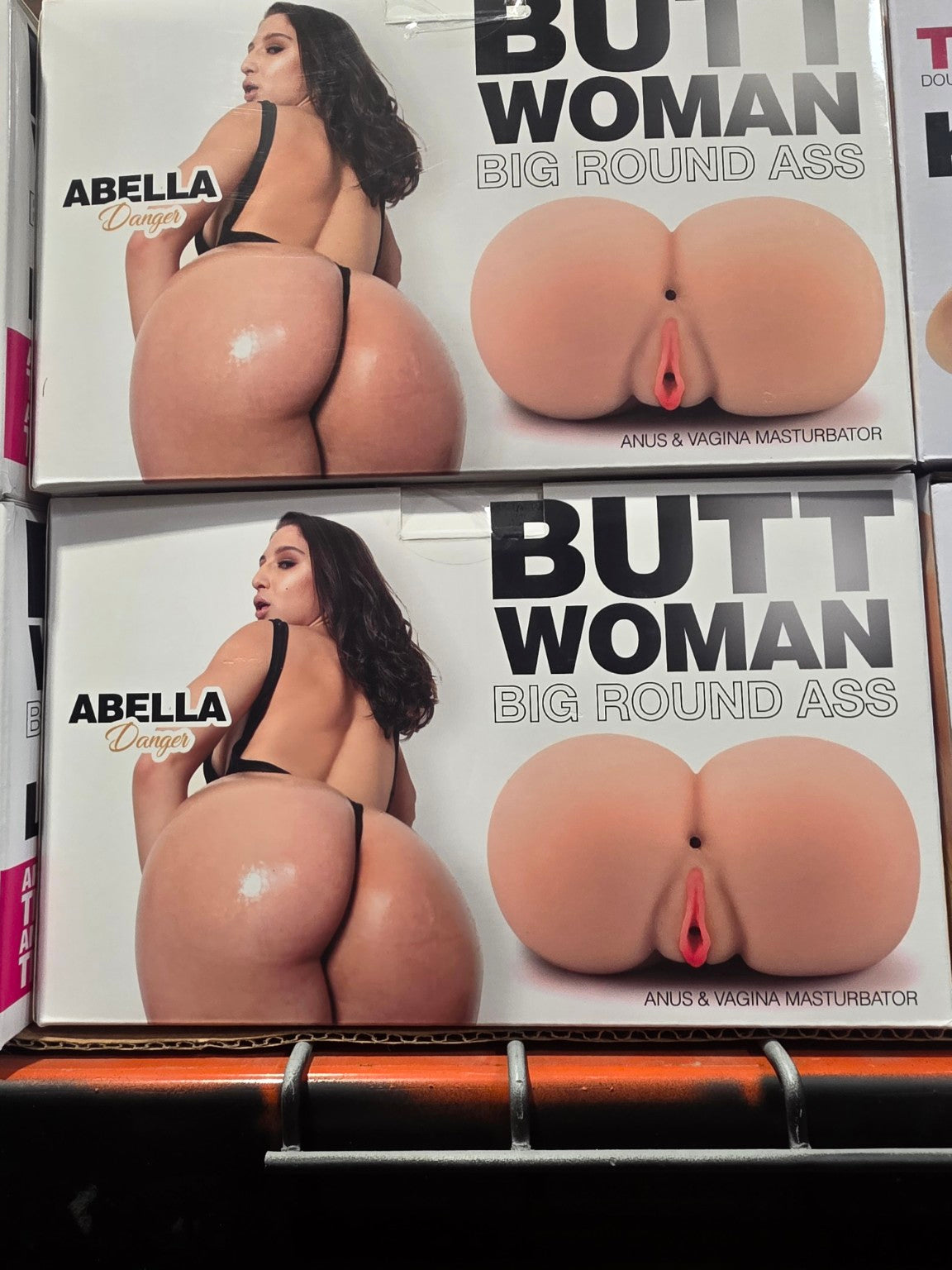 BUTTWOMAN - Abella Danger product packaging