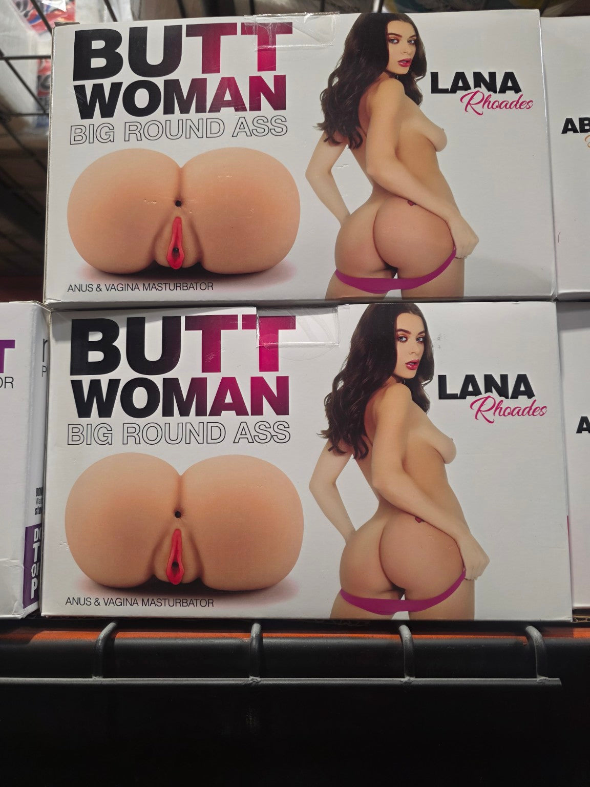 BUTTWOMAN - Lana Rhoades product packaging